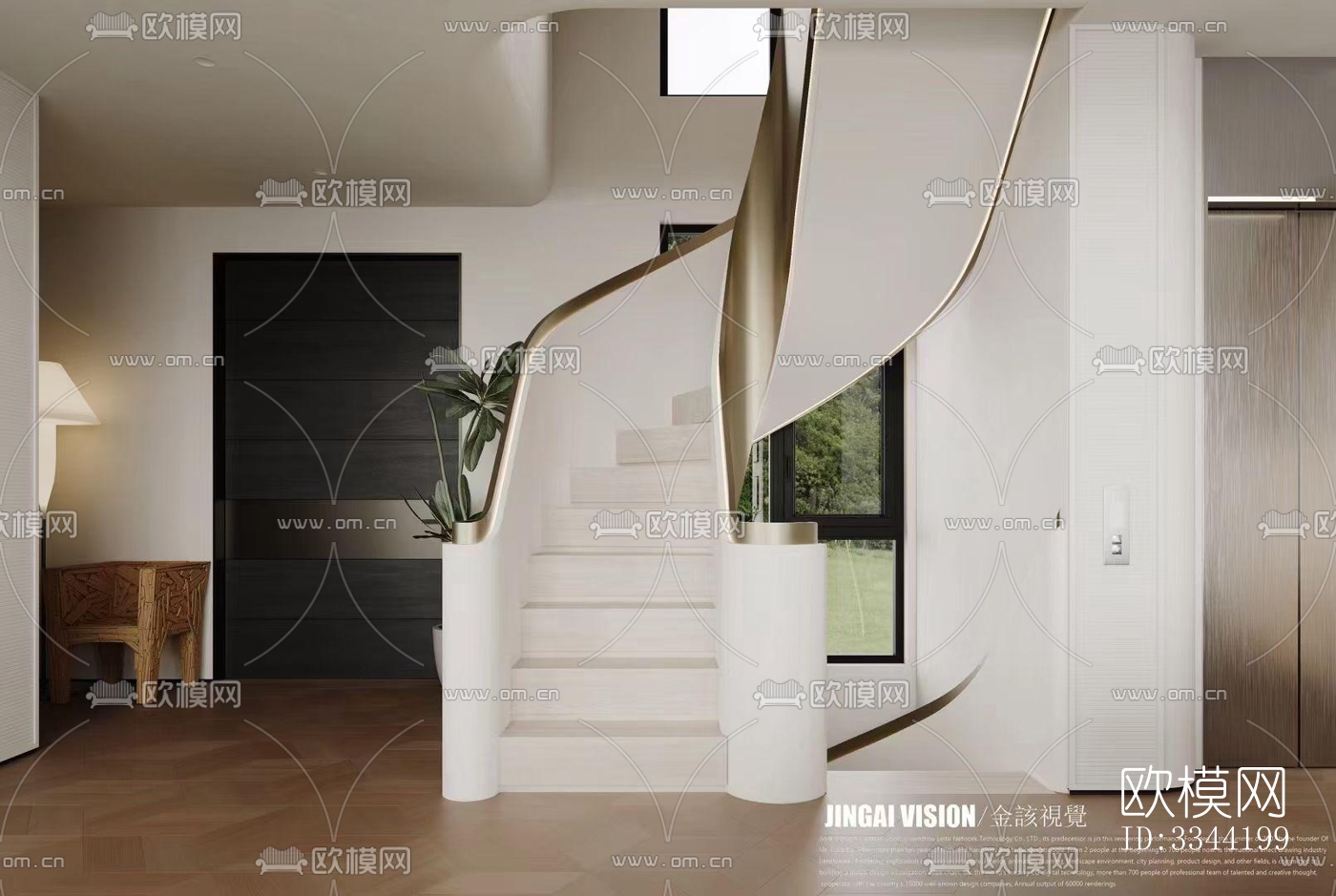 现代别墅效果图下载（渲染图5）