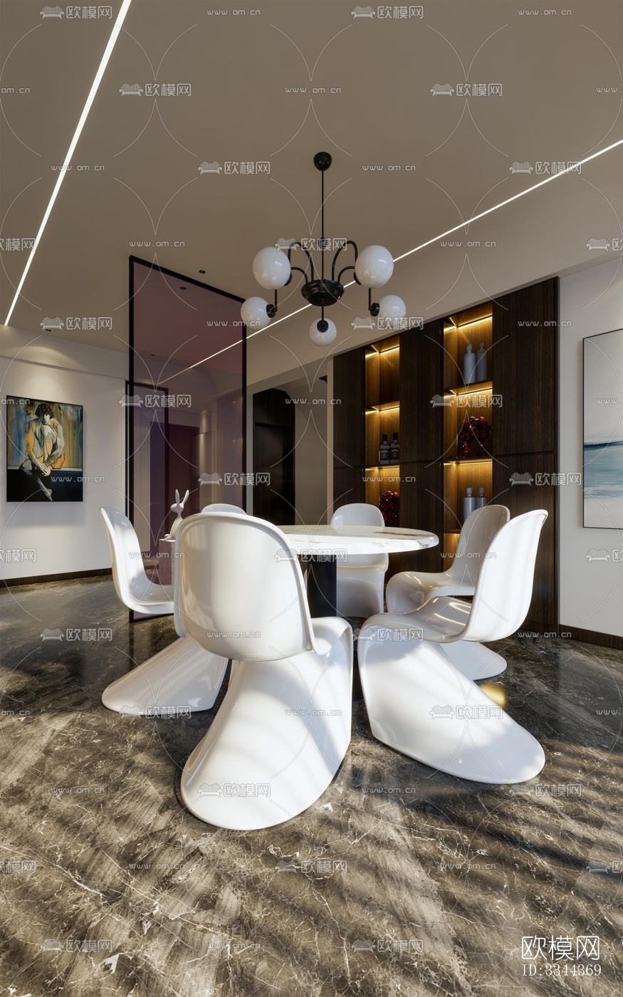 现代别墅效果图下载（渲染图1）