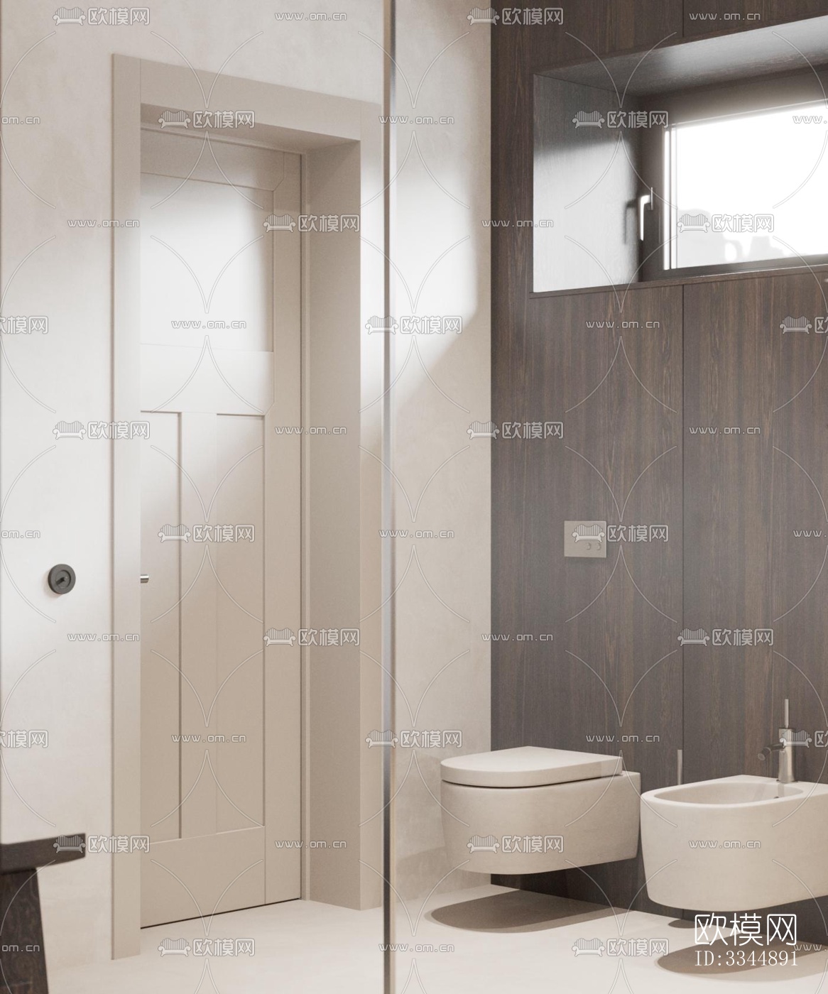 现代卧室效果图下载（渲染图10）