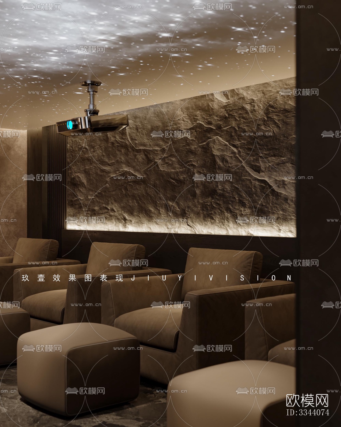 现代别墅效果图下载（渲染图15）