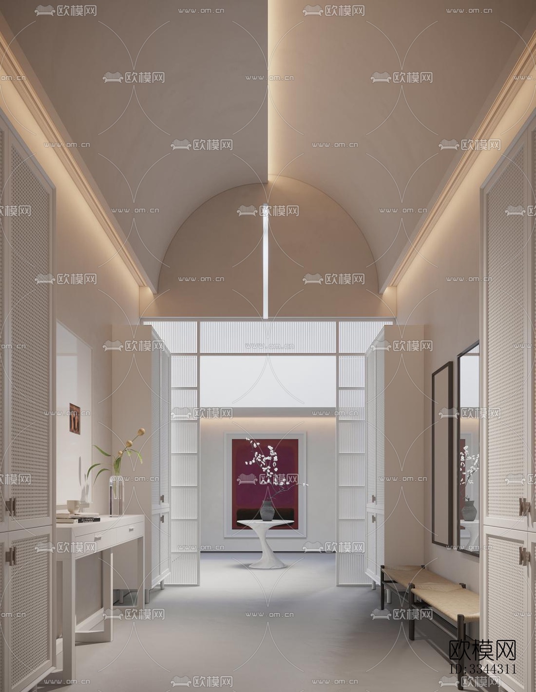 现代别墅效果图下载（渲染图1）