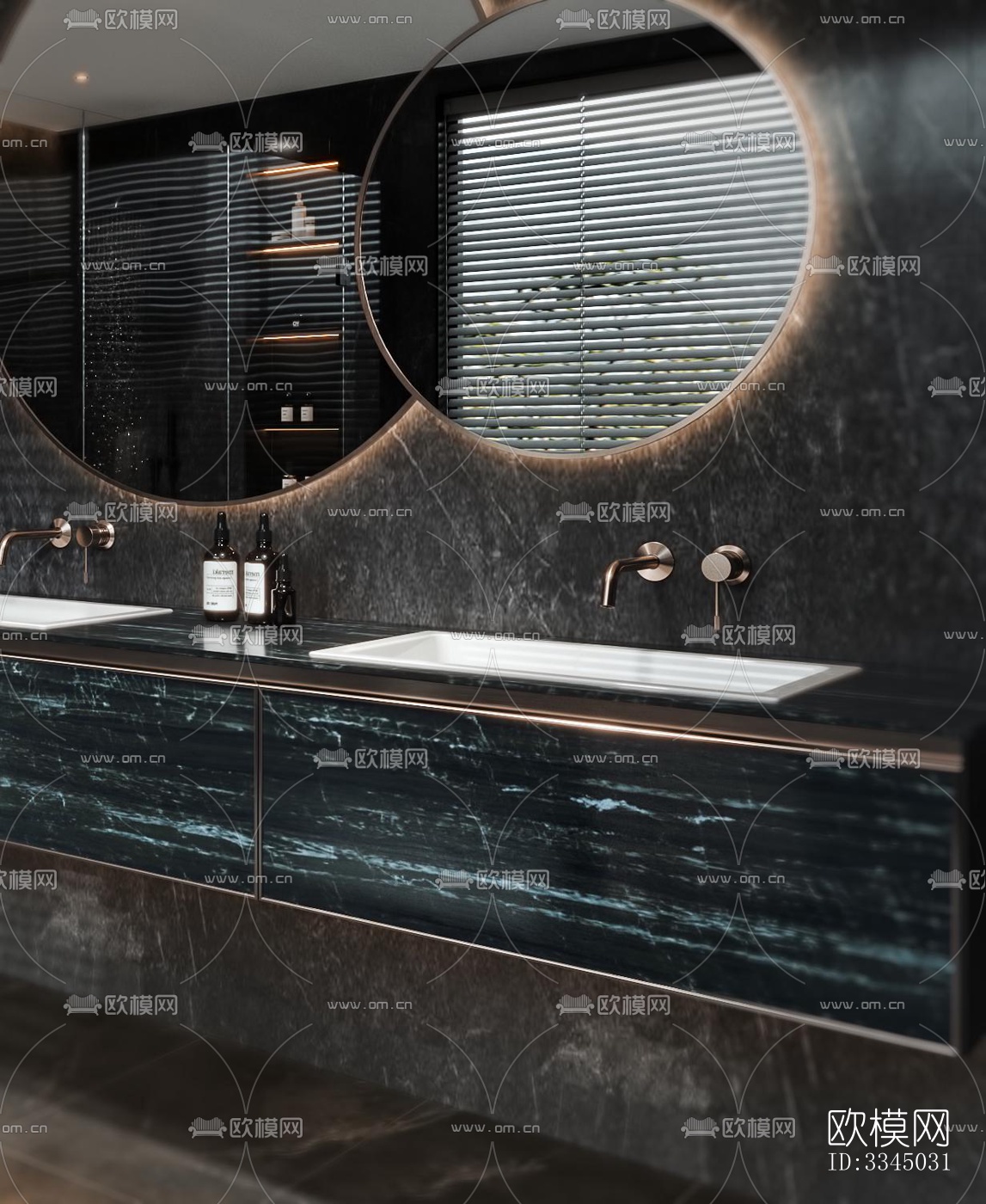 现代卫生间效果图下载（渲染图17）