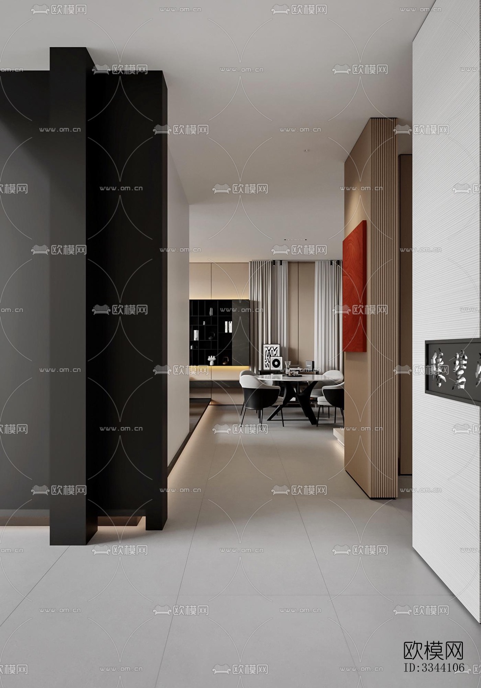 现代别墅效果图下载（渲染图12）