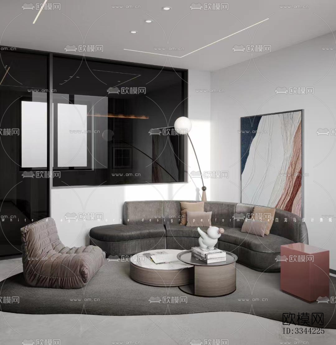 现代别墅效果图下载（渲染图6）