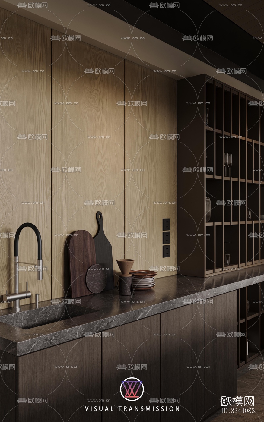 现代别墅效果图下载（渲染图4）