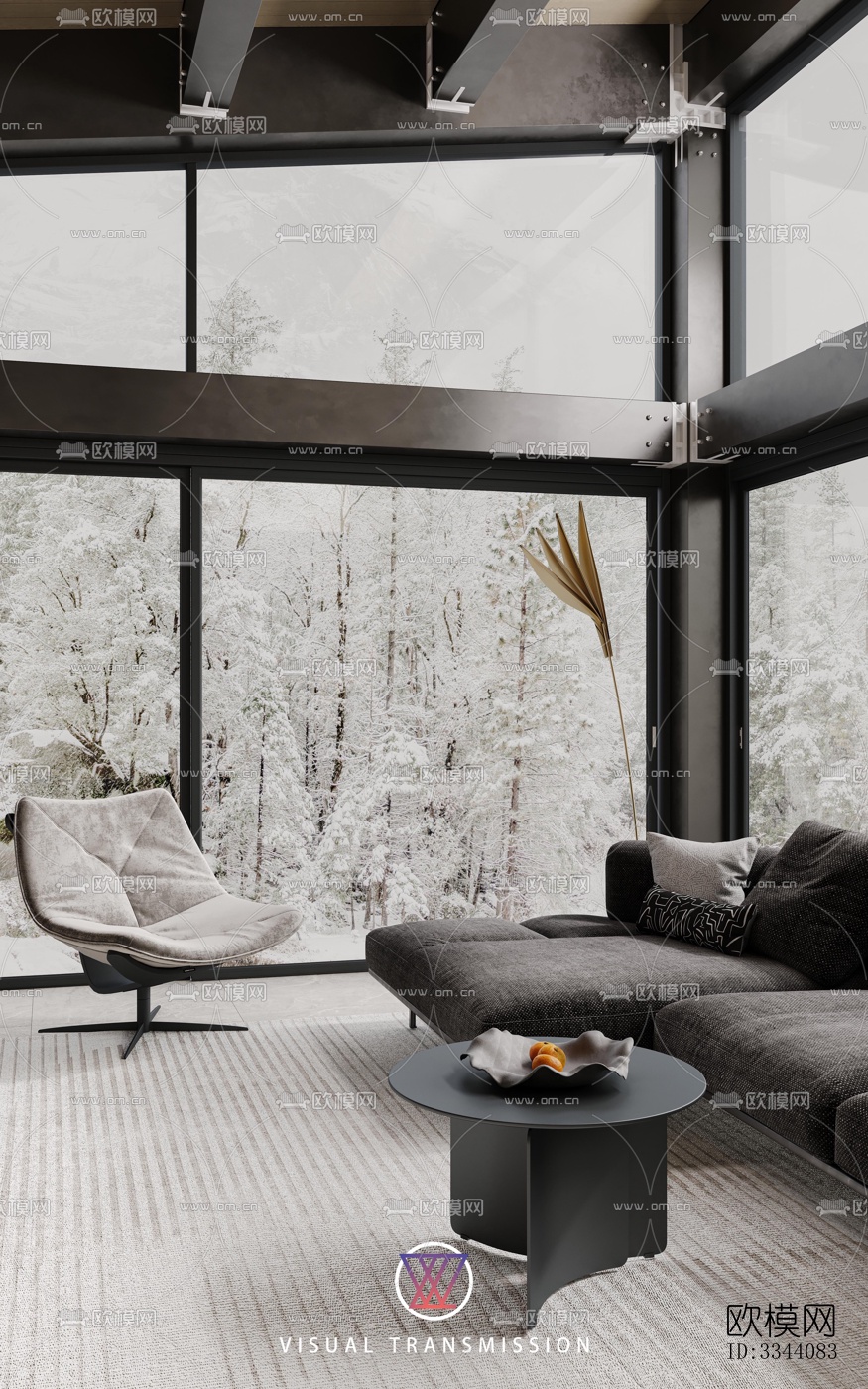 现代别墅效果图下载（渲染图10）