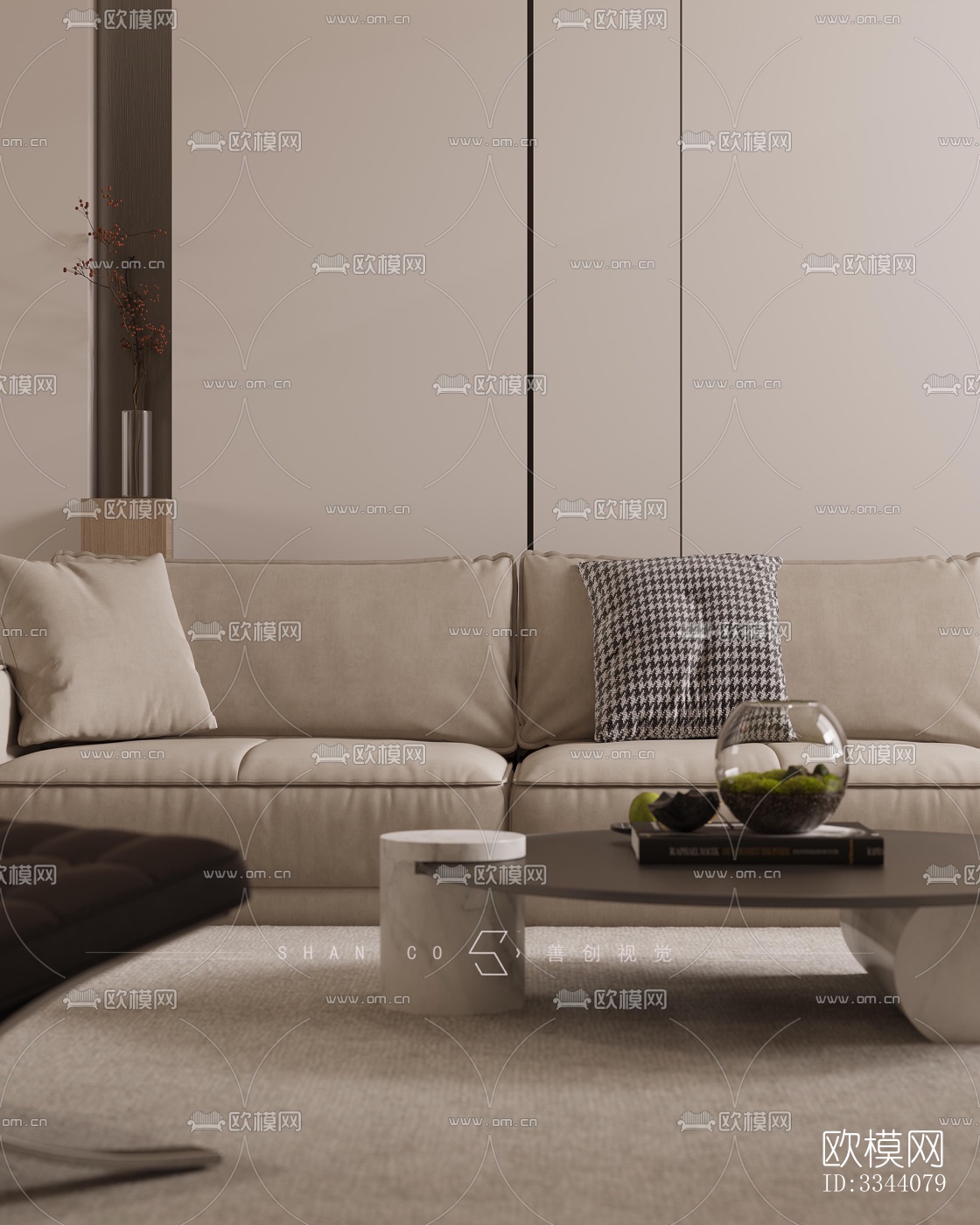 现代别墅效果图下载（渲染图14）