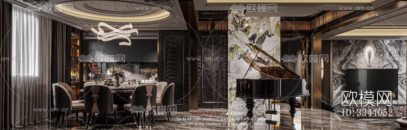 现代别墅效果图下载（渲染图7）