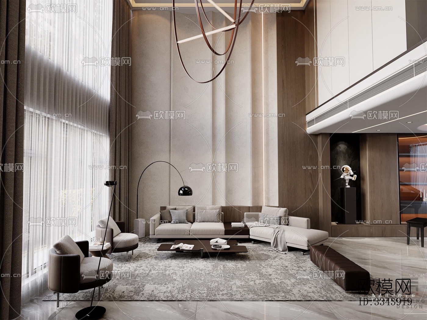 现代别墅效果图下载（渲染图2）