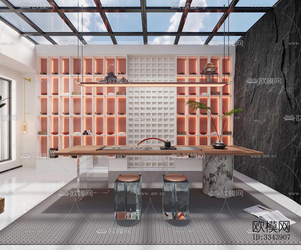 现代别墅效果图下载（渲染图9）