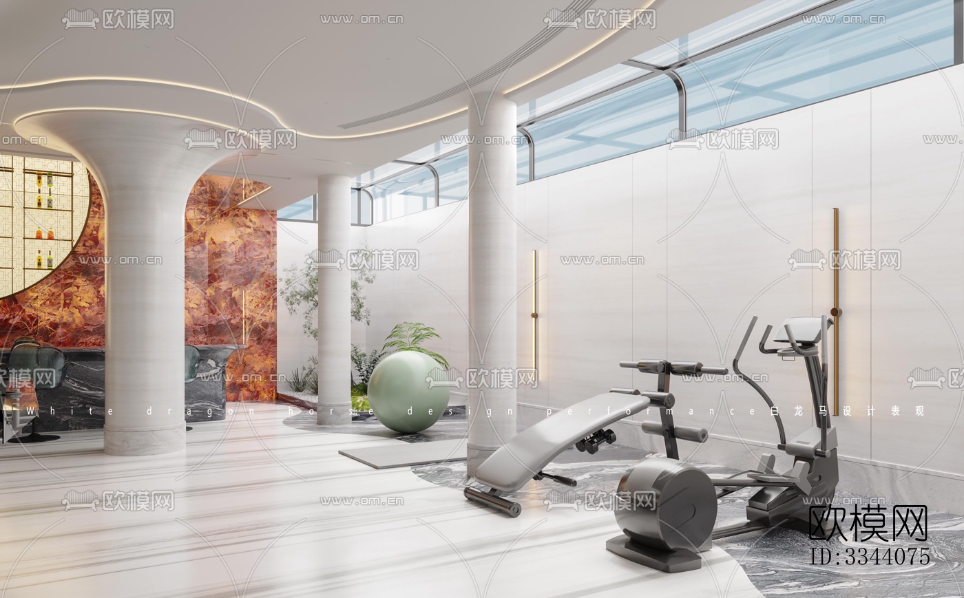 现代别墅效果图下载（渲染图12）