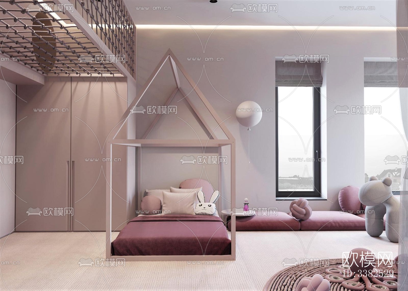 现代别墅效果图下载（渲染图6）