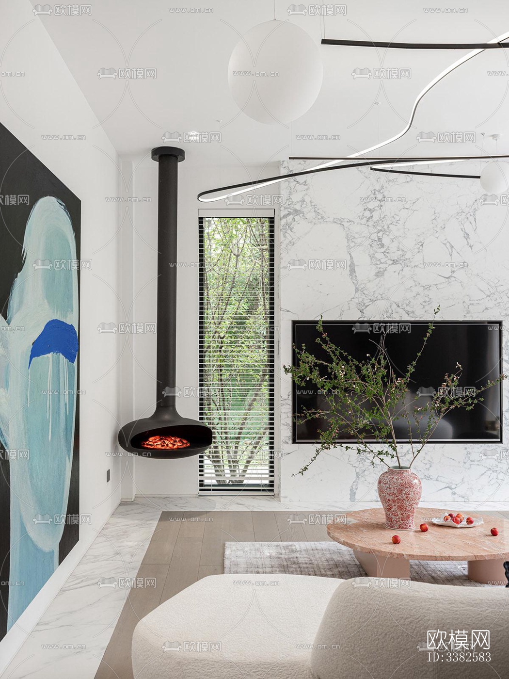 现代别墅效果图下载（渲染图4）