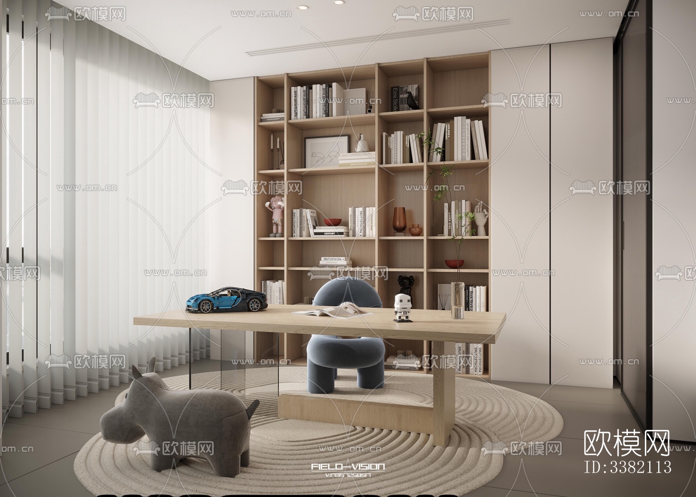 现代别墅效果图下载（渲染图16）