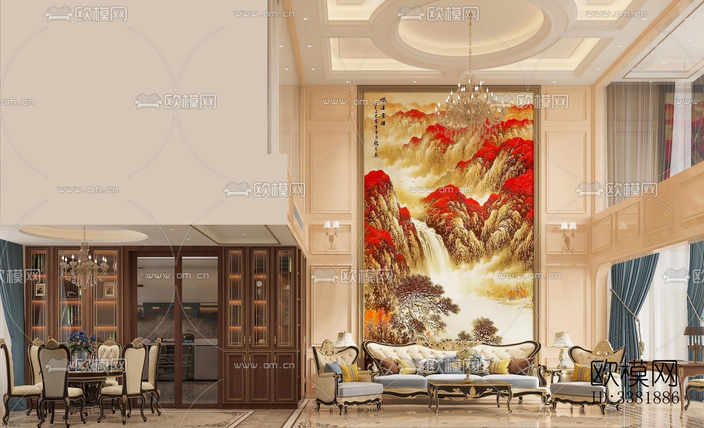 现代别墅效果图下载（渲染图5）