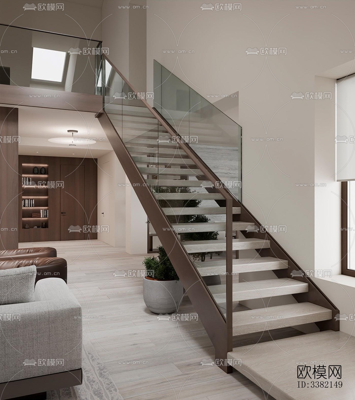 现代别墅效果图下载（渲染图15）