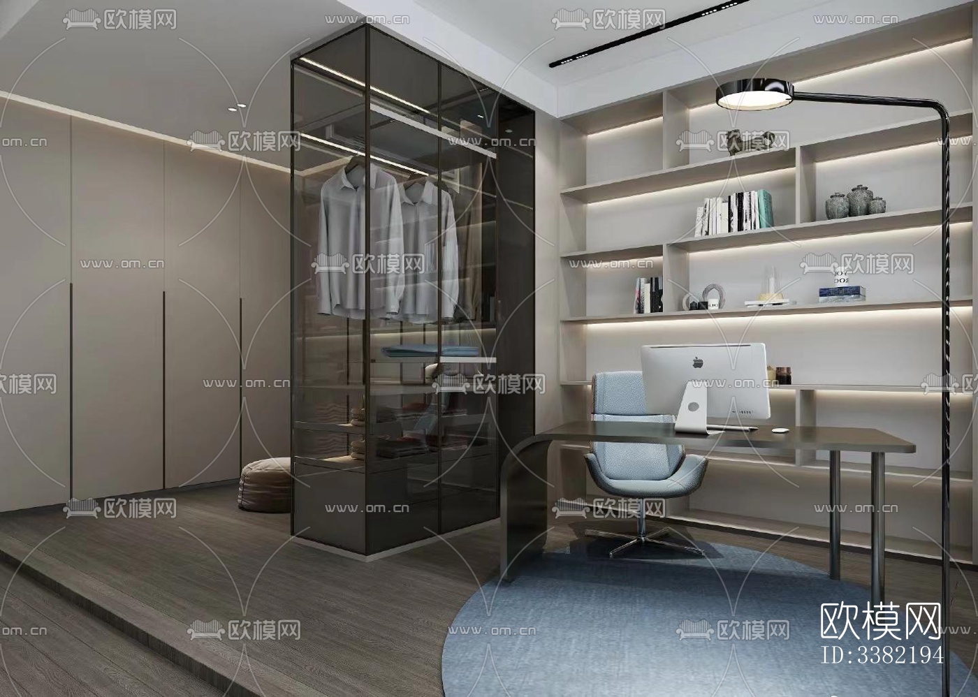 现代别墅效果图下载（渲染图8）