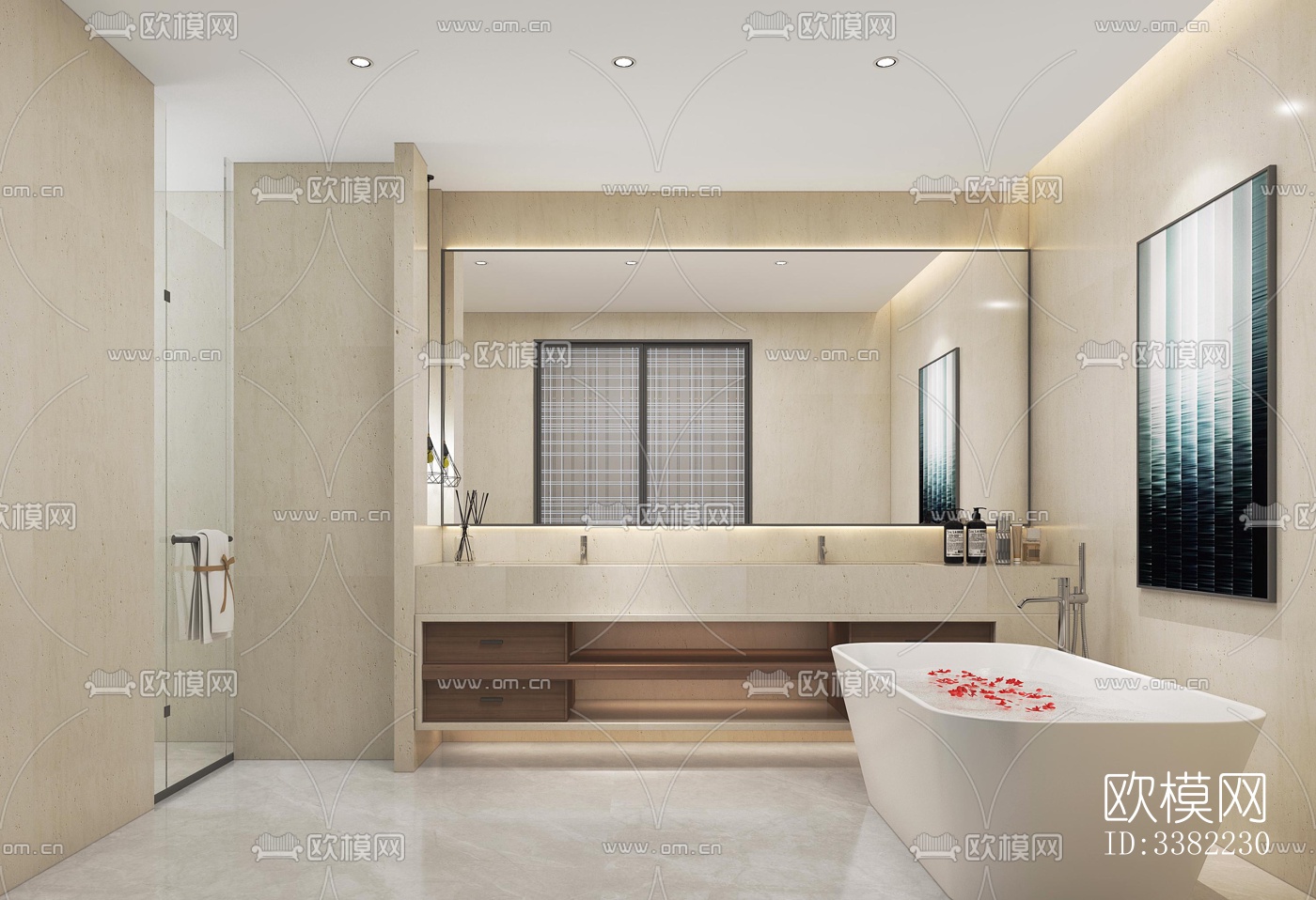 现代别墅效果图下载（渲染图3）