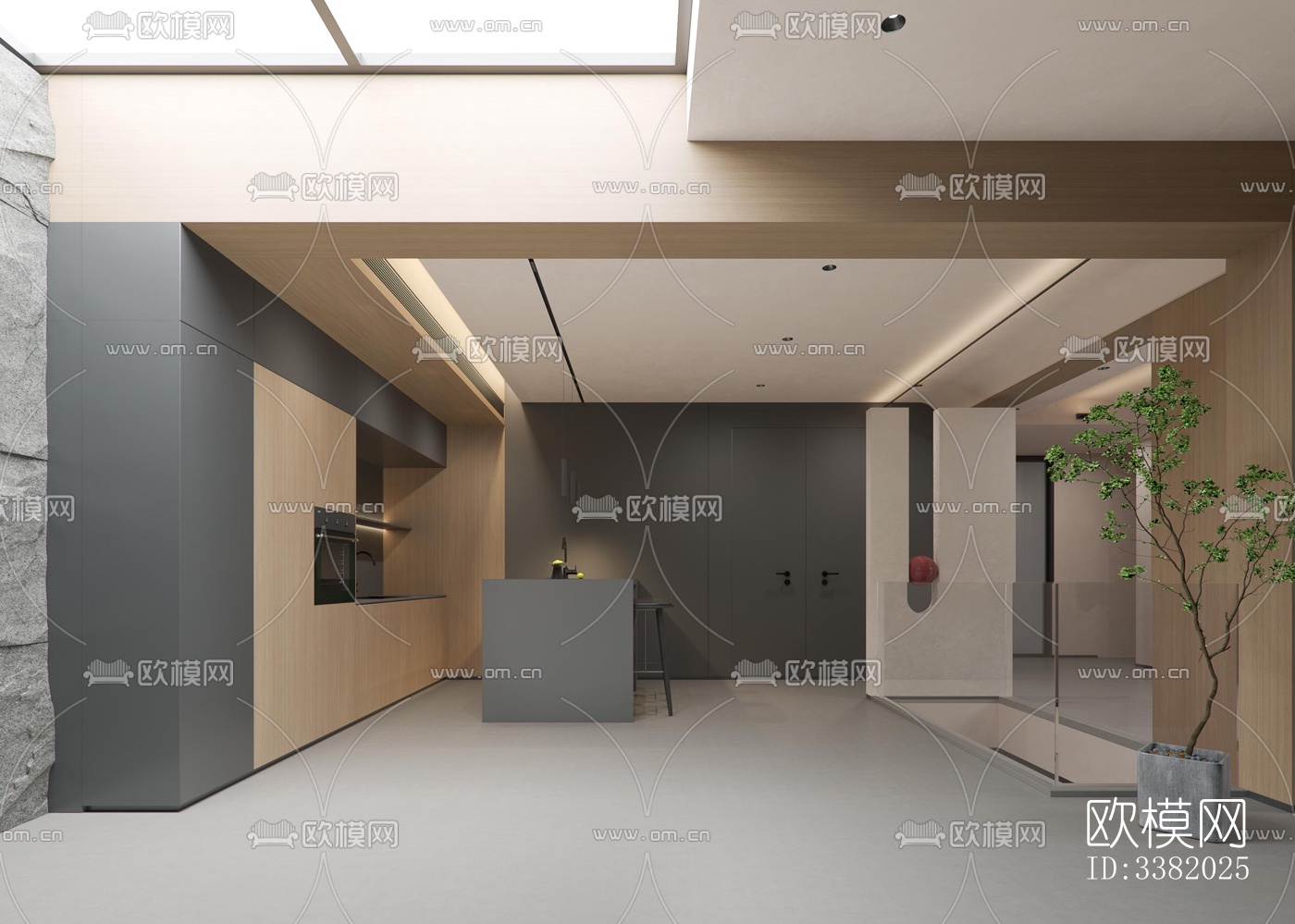 现代别墅效果图下载（渲染图7）