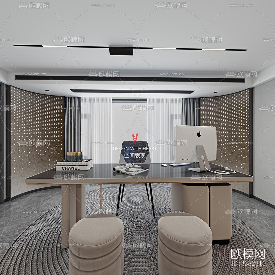 现代别墅效果图下载（渲染图4）