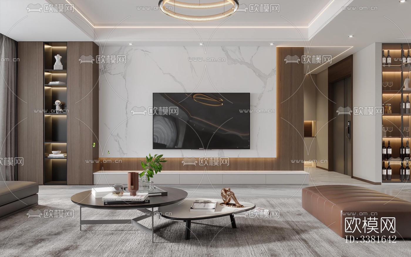 现代别墅效果图下载（渲染图6）