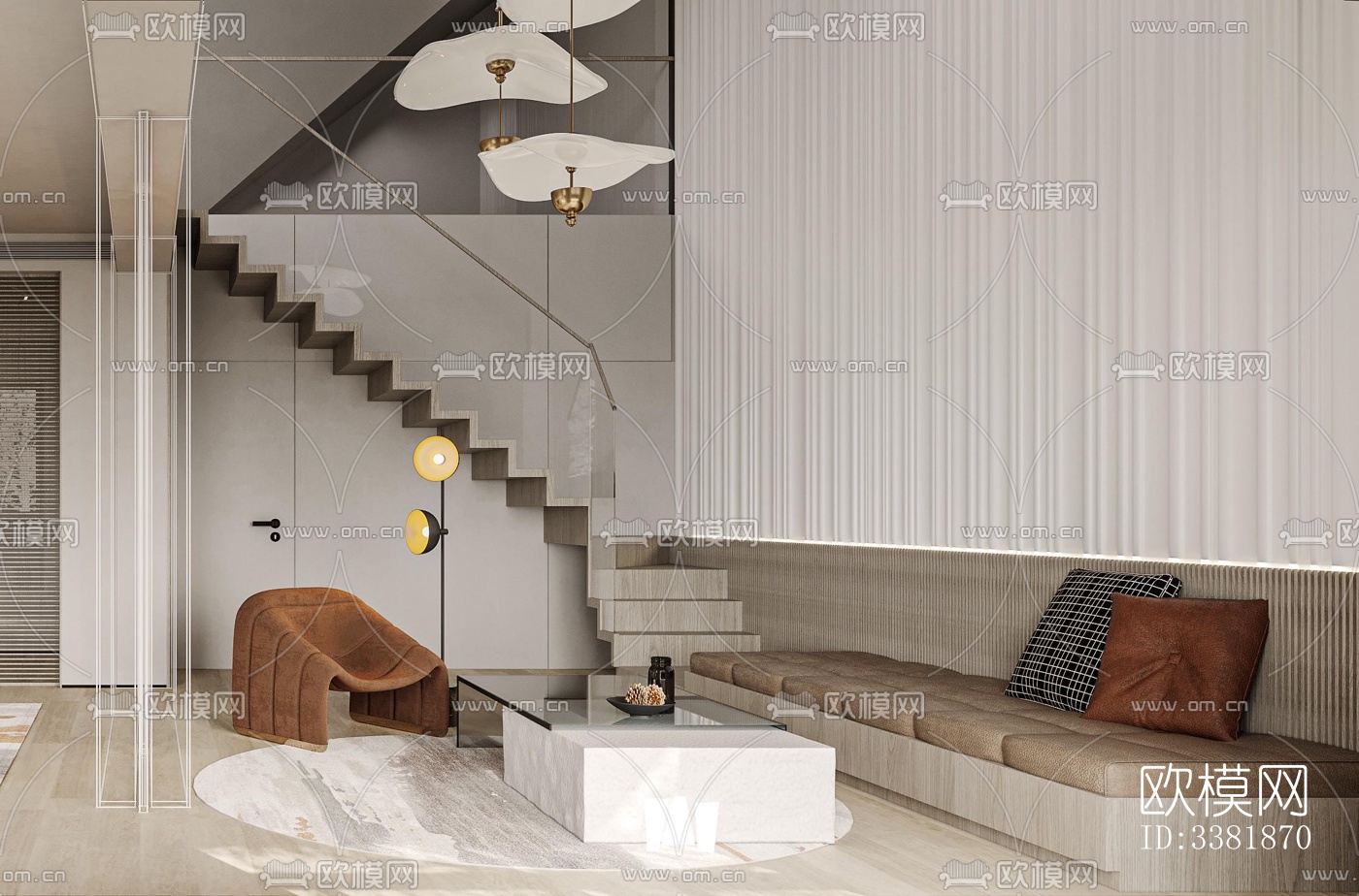 现代别墅效果图下载（渲染图5）