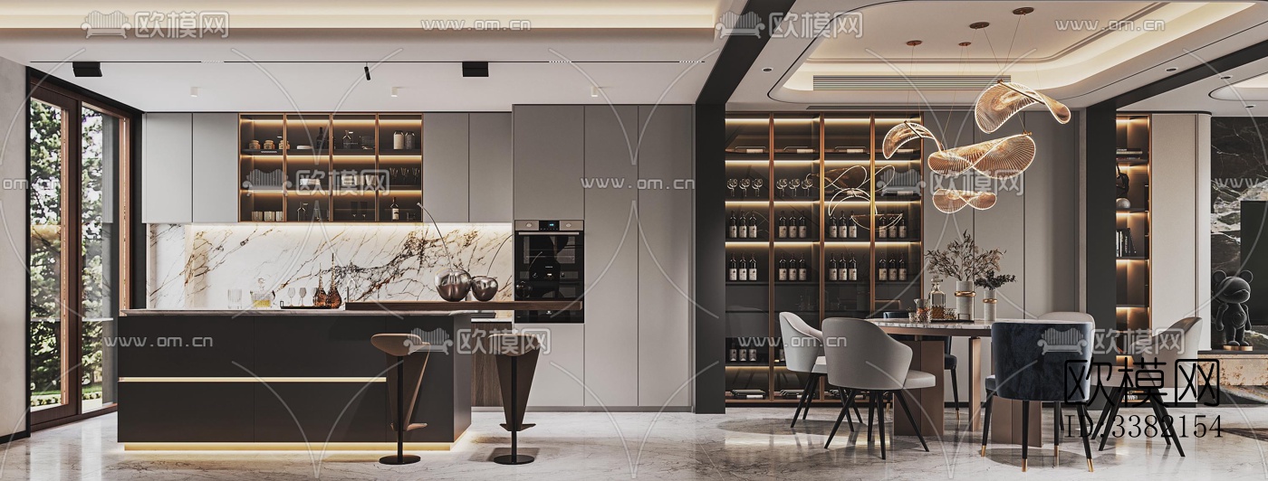 现代别墅效果图下载（渲染图9）