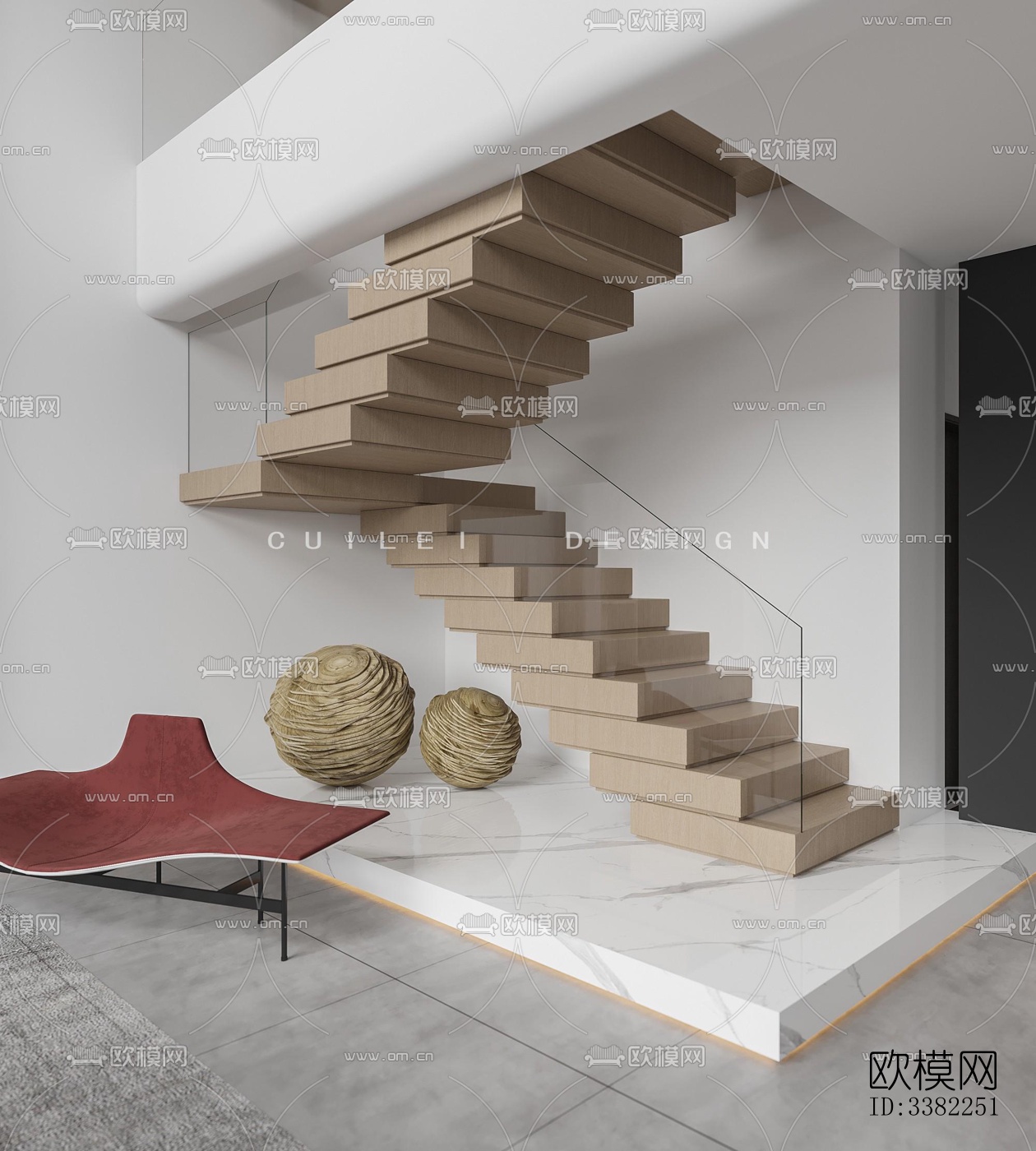 现代别墅效果图下载（渲染图3）