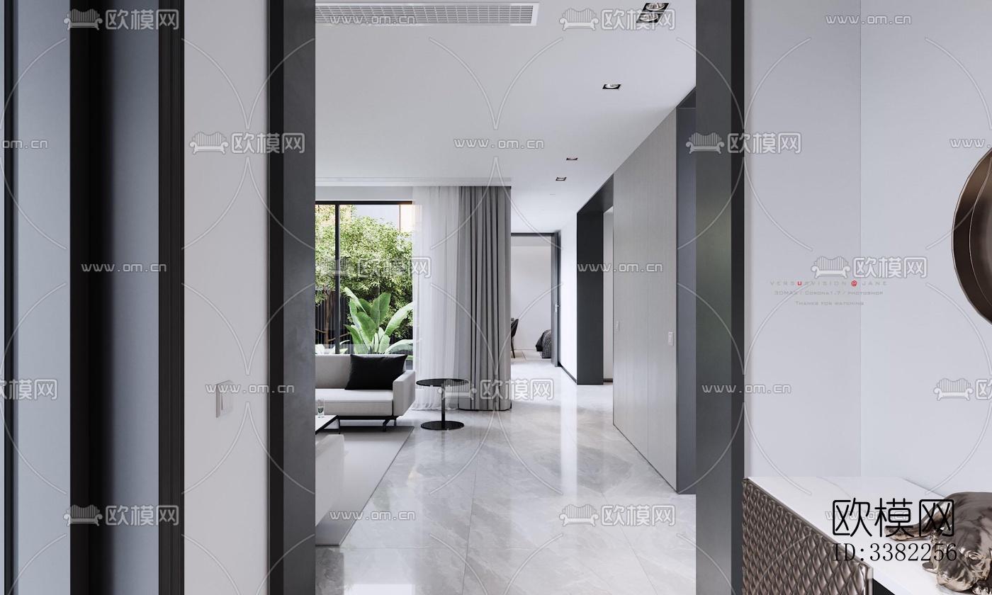 现代别墅效果图下载（渲染图13）