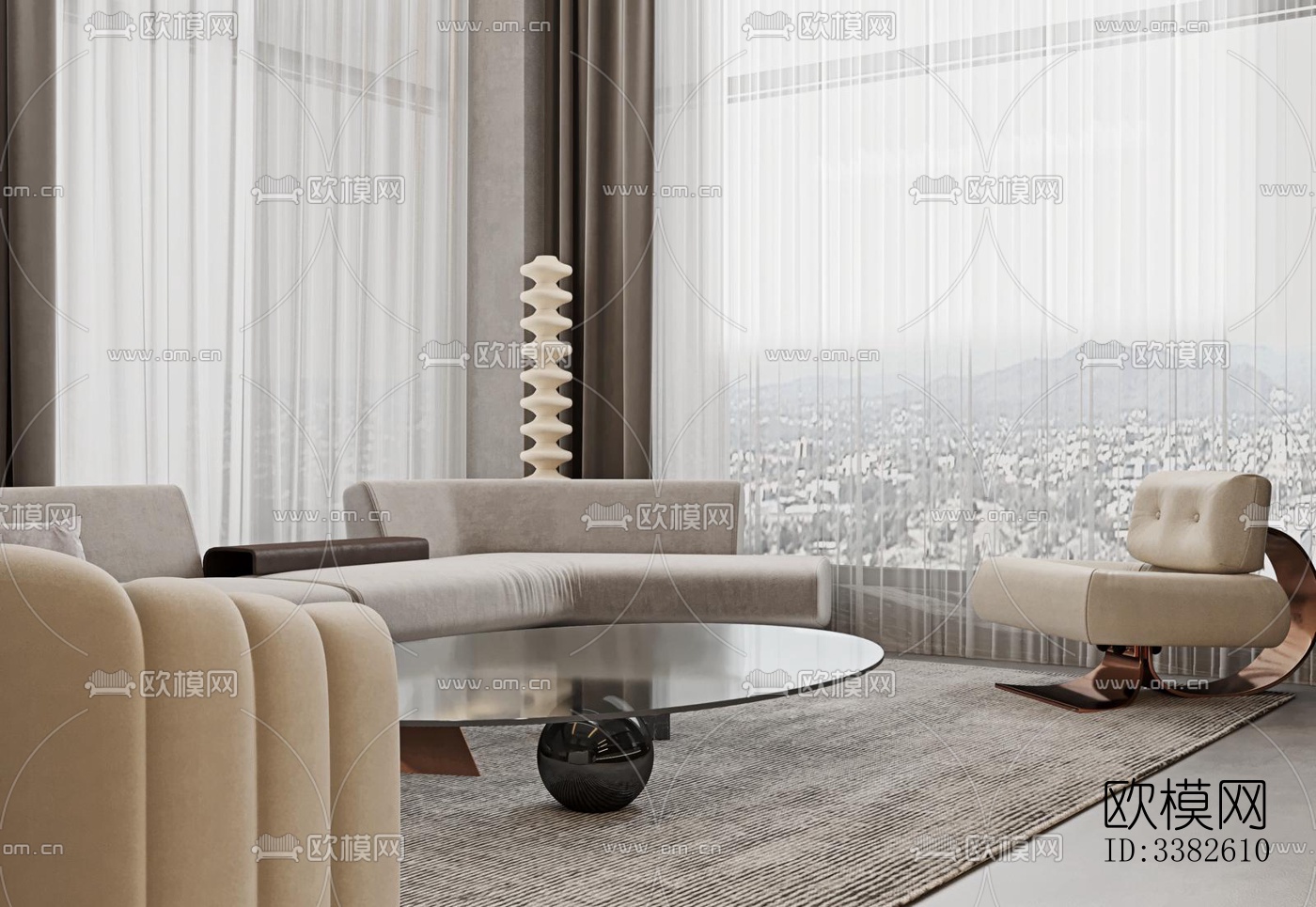 现代别墅效果图下载（渲染图8）