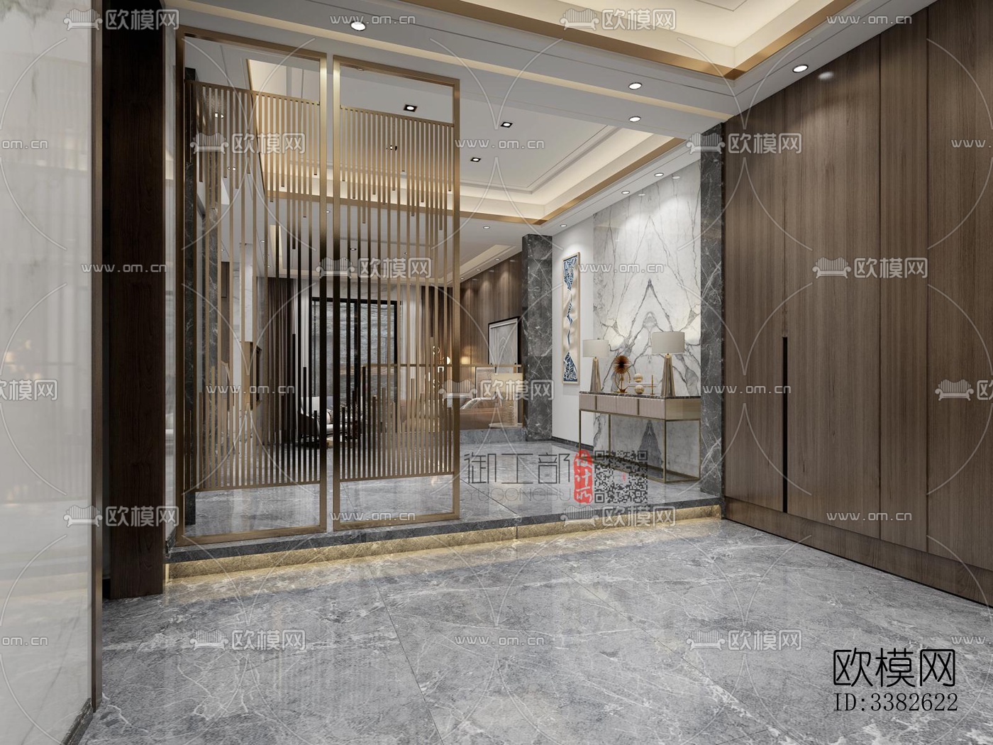 现代别墅效果图下载（渲染图1）