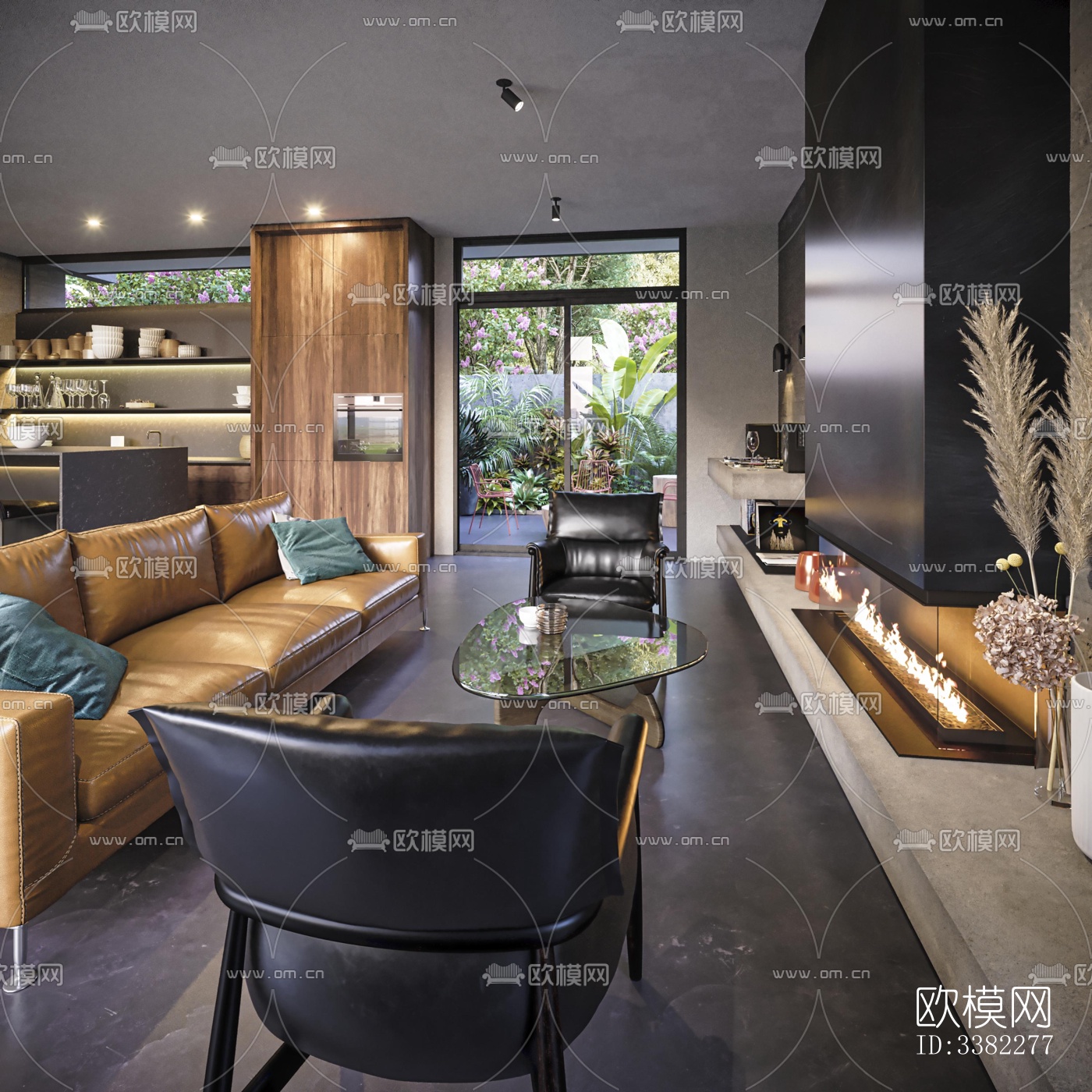 现代别墅效果图下载（渲染图2）