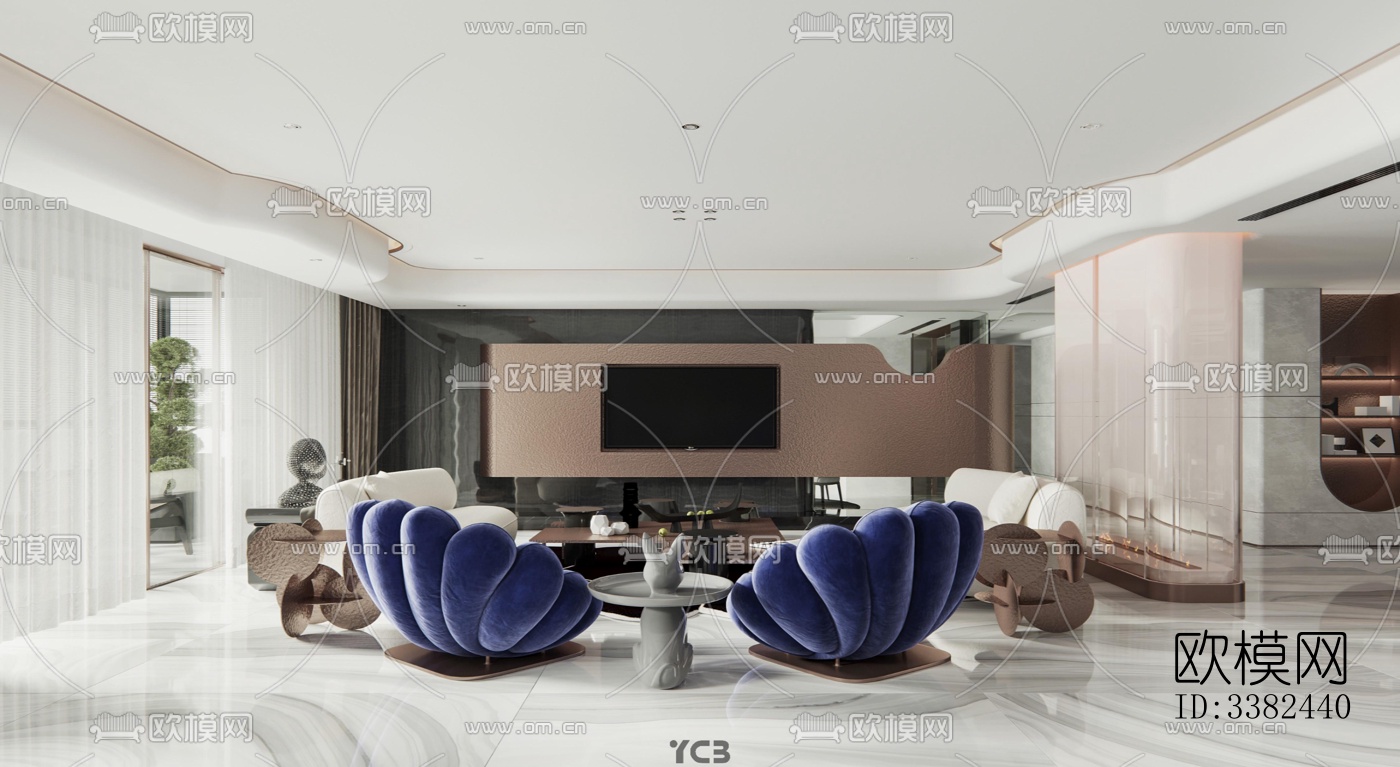 现代别墅效果图下载（渲染图7）