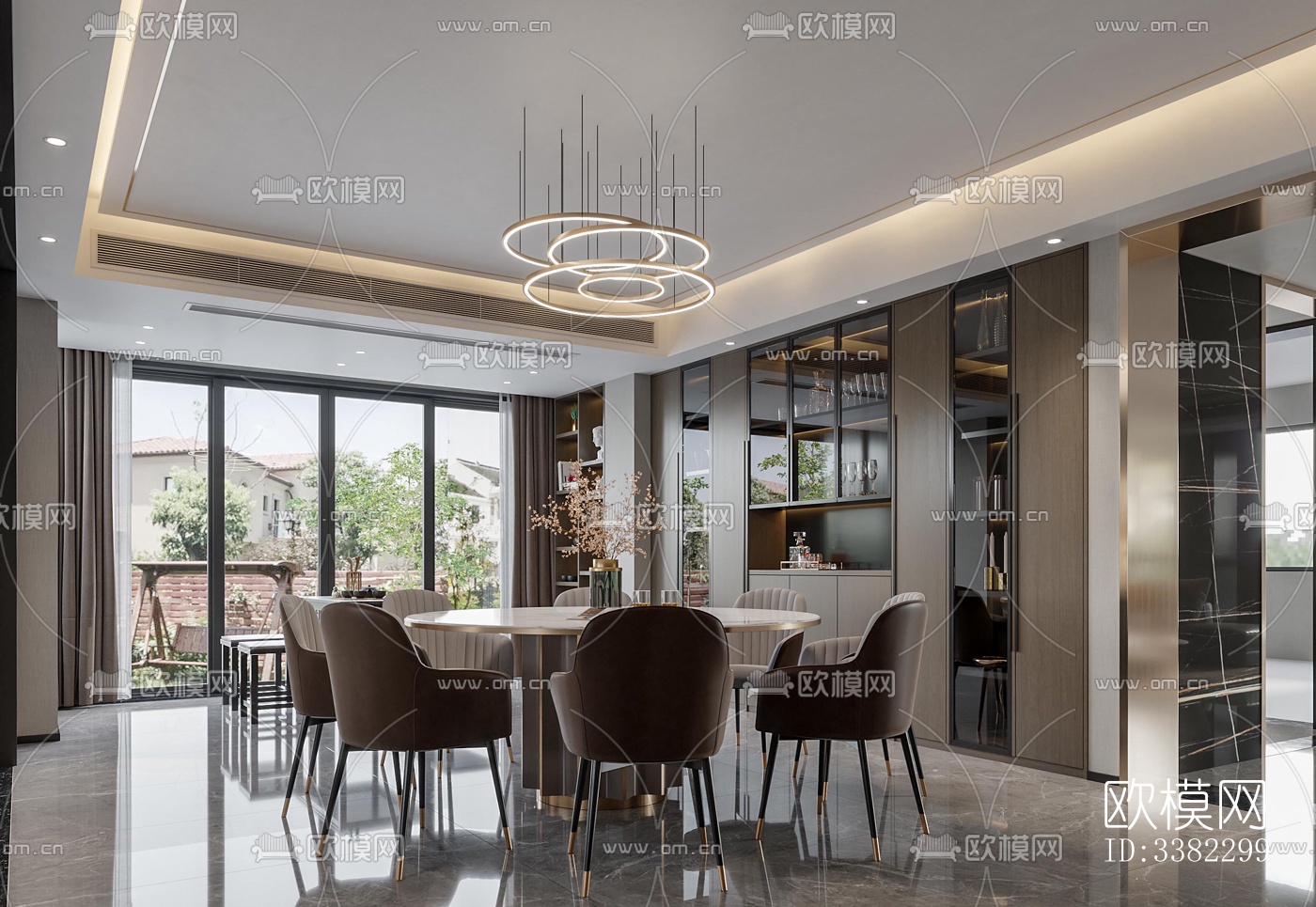 现代别墅效果图下载（渲染图12）