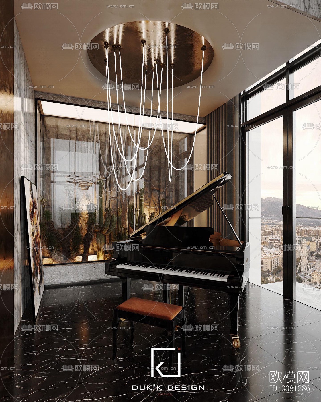 现代别墅效果图下载（渲染图10）