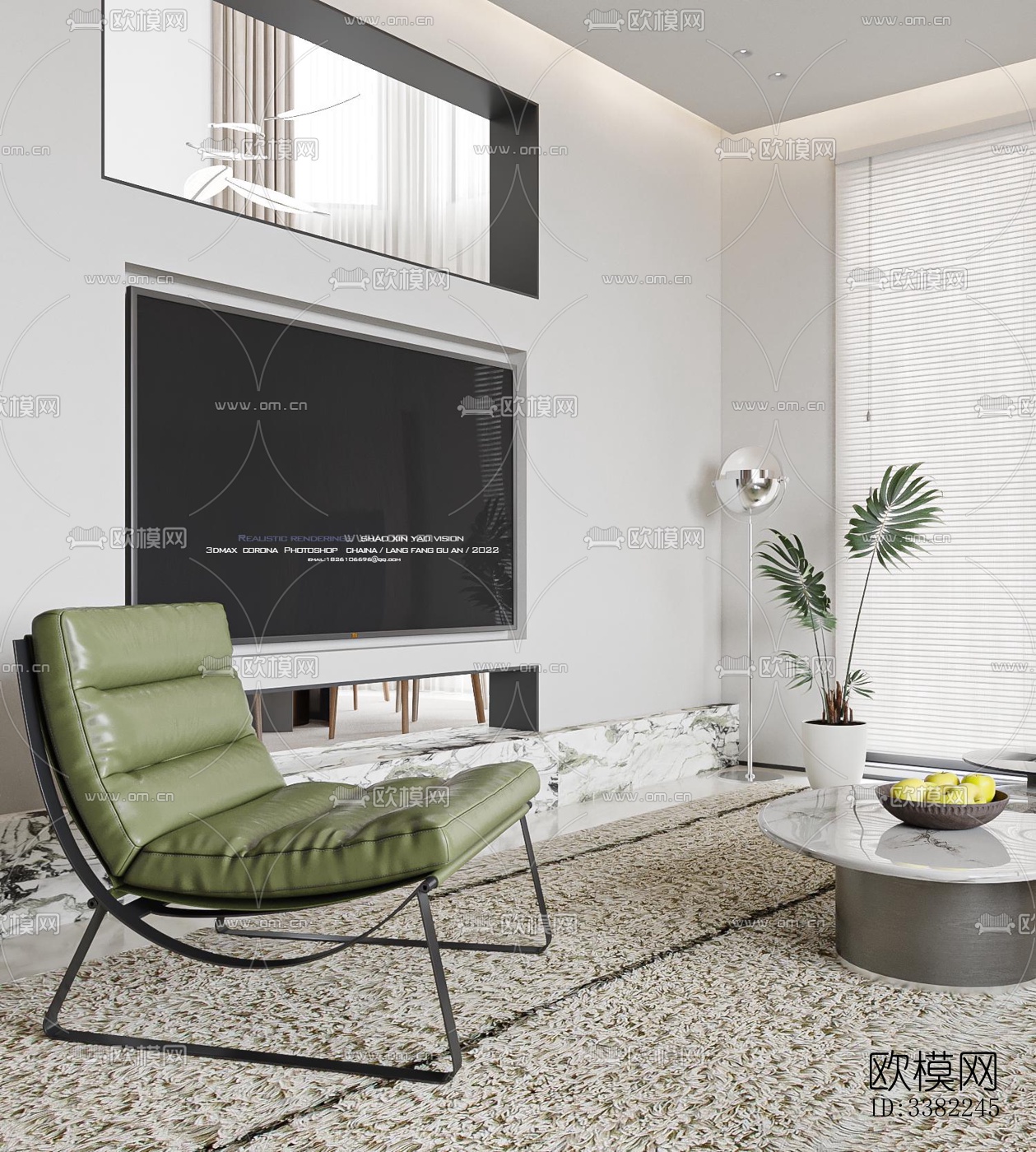 现代别墅效果图下载（渲染图1）