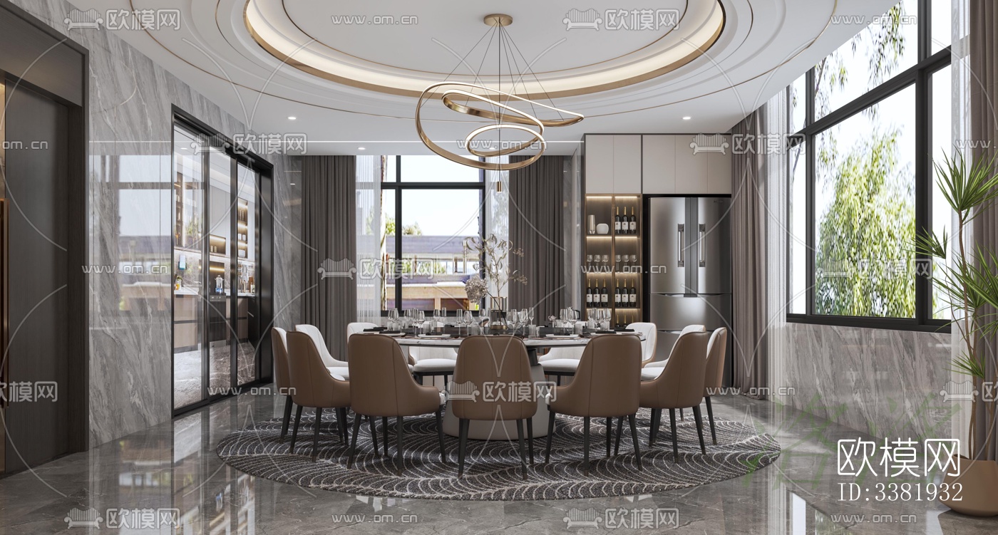 现代别墅效果图下载（渲染图2）