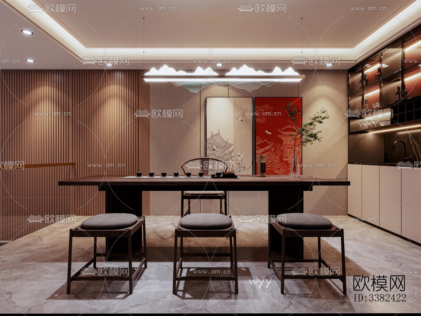 现代别墅效果图下载（渲染图2）