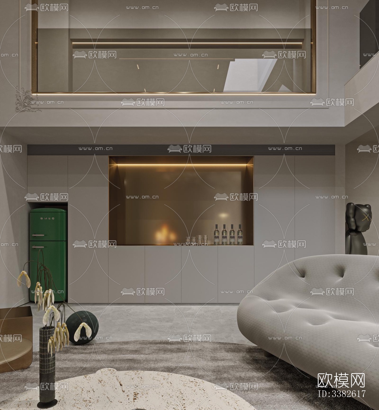 现代别墅效果图下载（渲染图9）