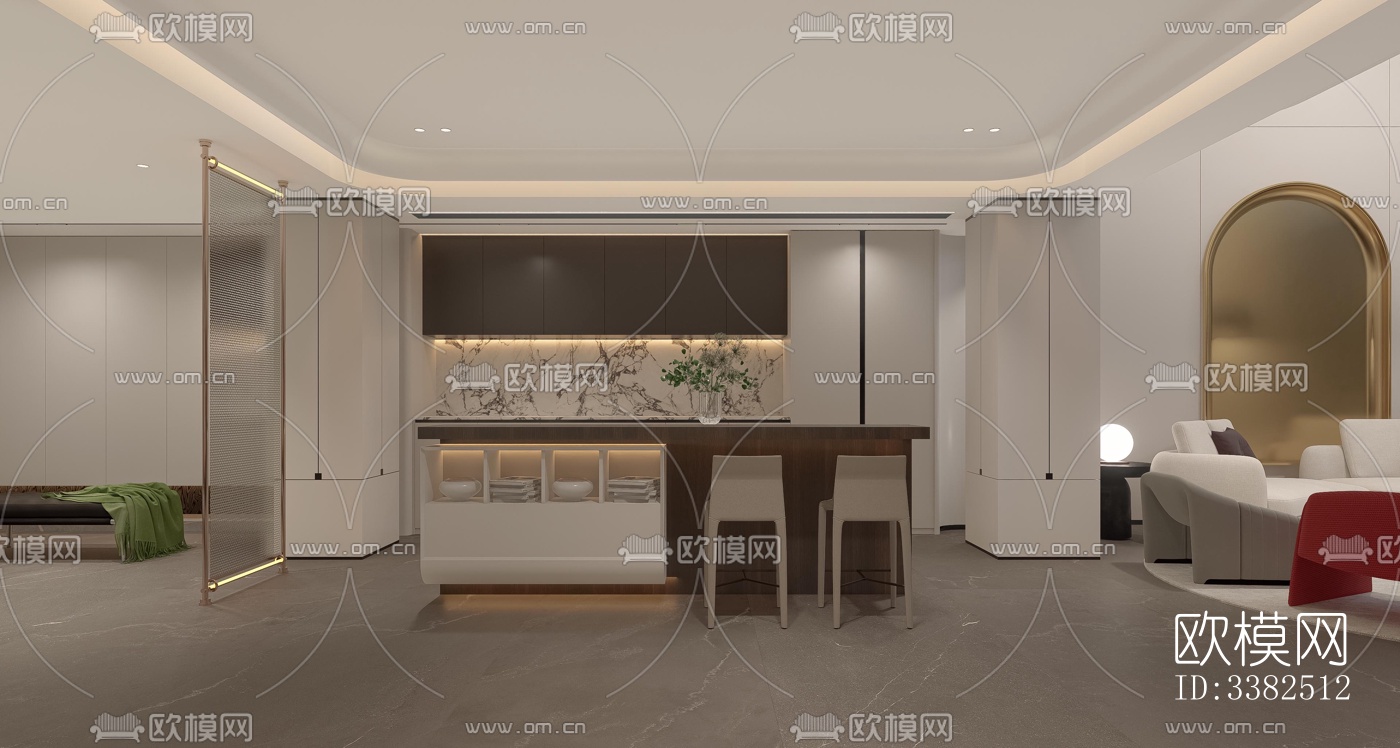 现代别墅效果图下载（渲染图9）