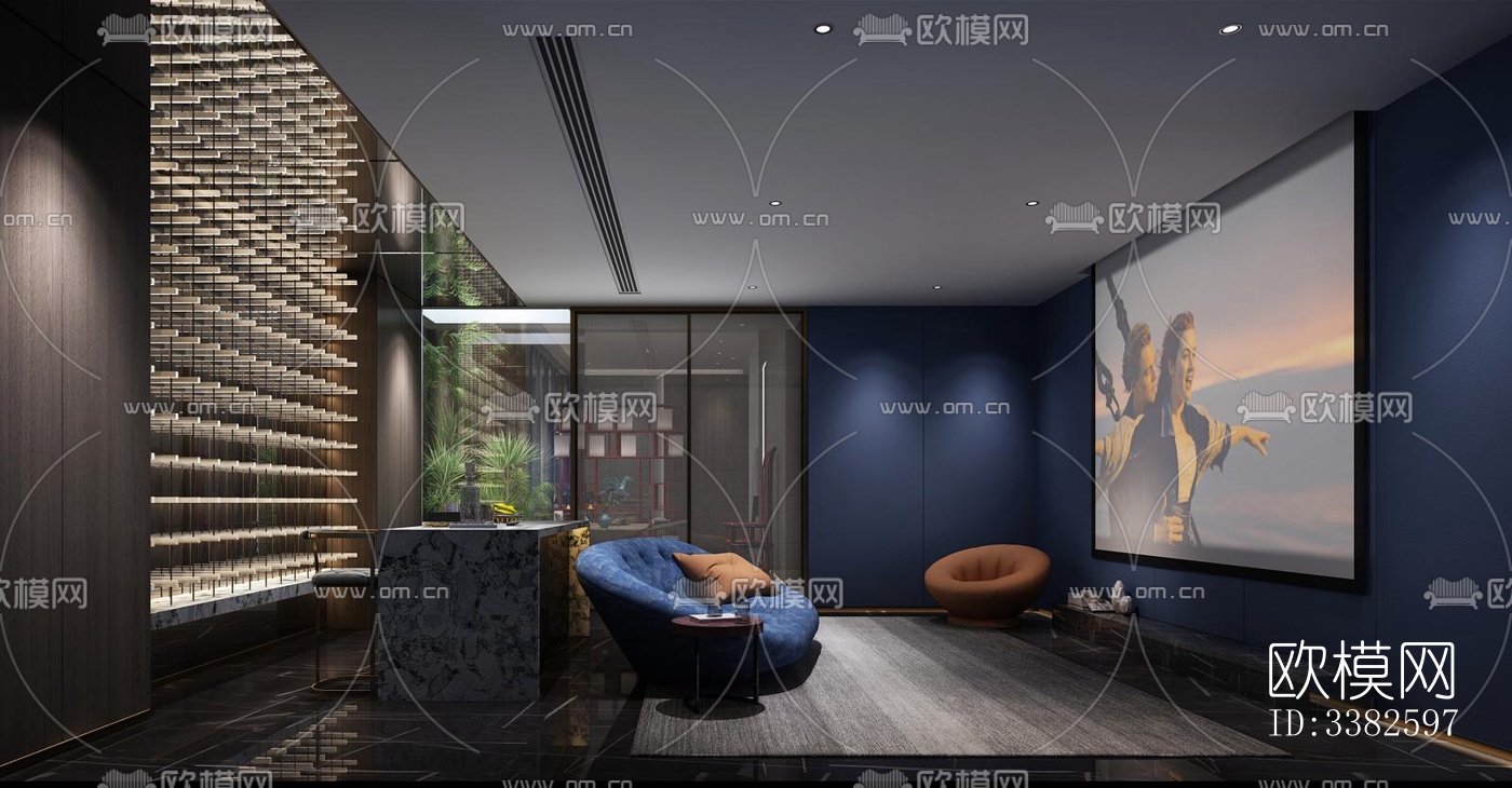 现代别墅效果图下载（渲染图5）