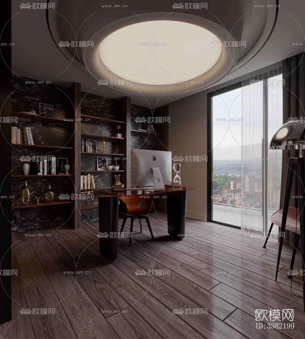 现代别墅效果图下载（渲染图1）