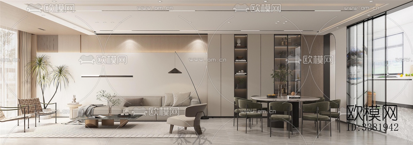 现代别墅效果图下载（渲染图3）