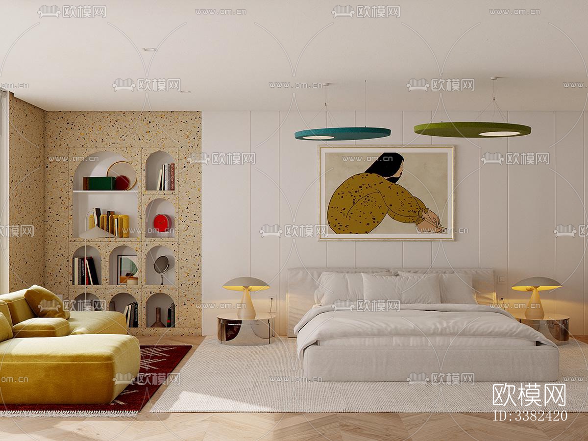 现代别墅效果图下载（渲染图14）