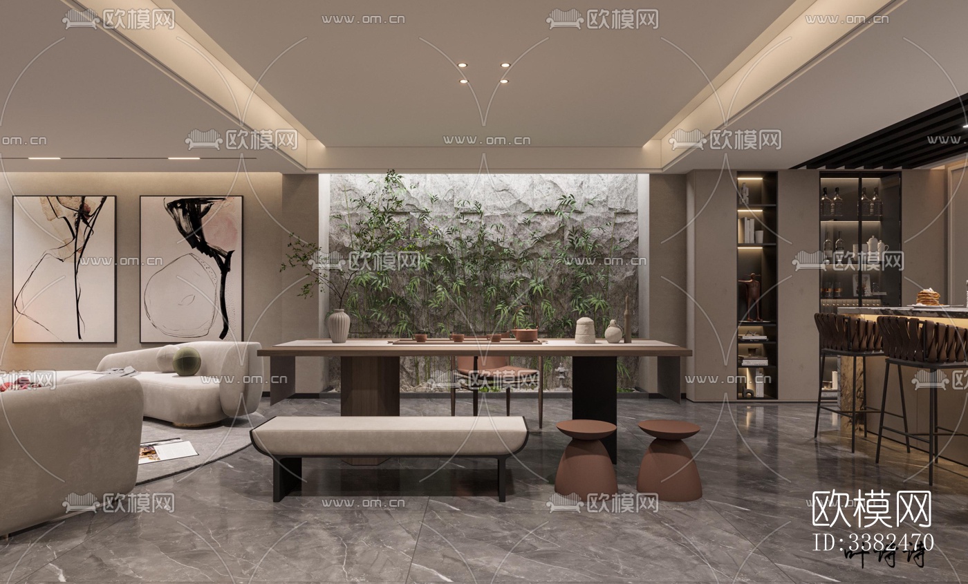 现代别墅效果图下载（渲染图2）