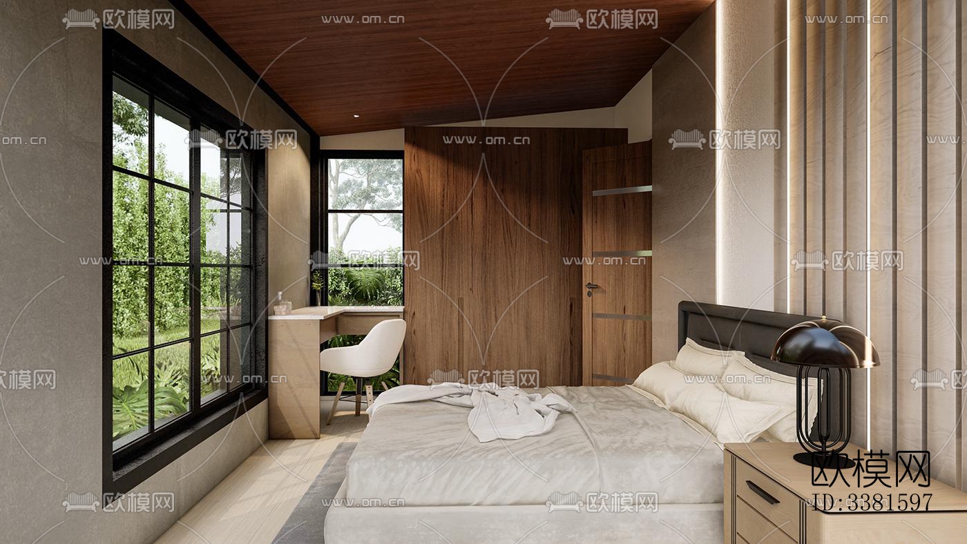 现代别墅效果图下载（渲染图4）