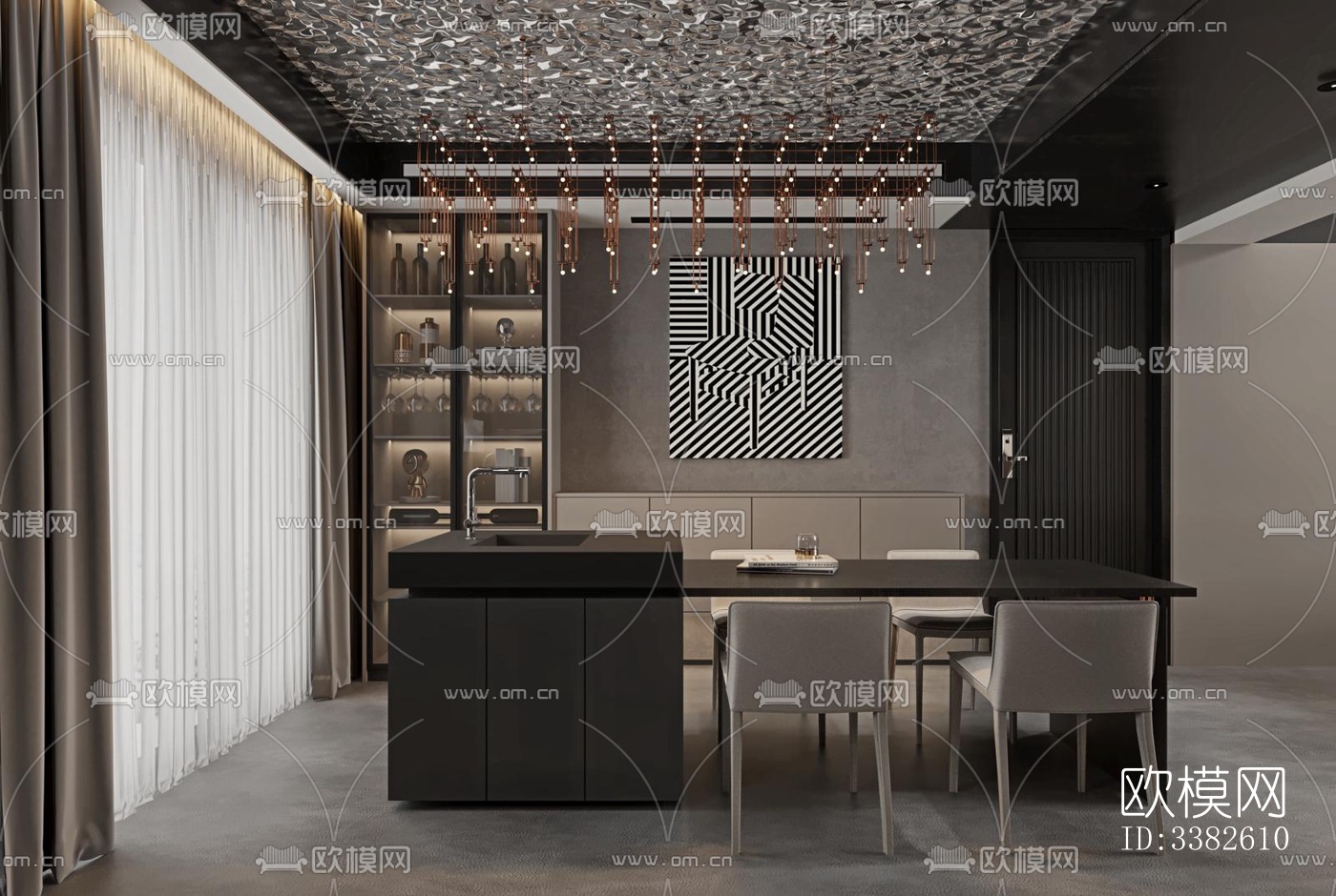 现代别墅效果图下载（渲染图4）