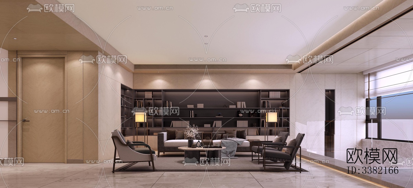 现代别墅效果图下载（渲染图13）