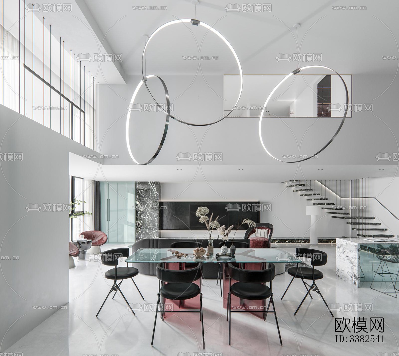 现代别墅效果图下载（渲染图2）