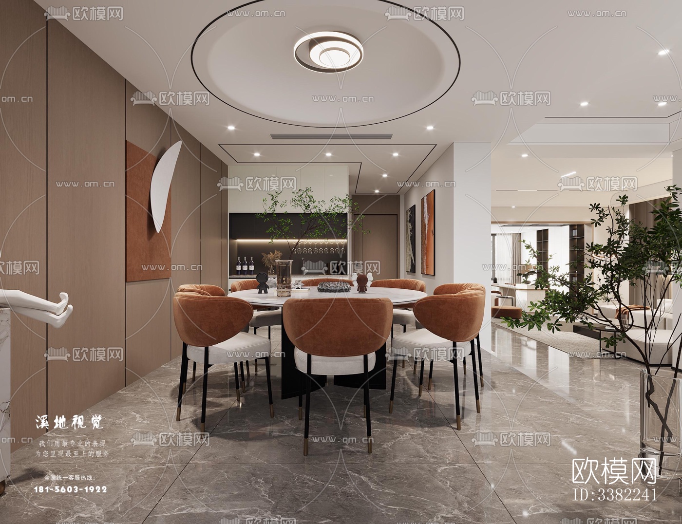 现代别墅效果图下载（渲染图15）